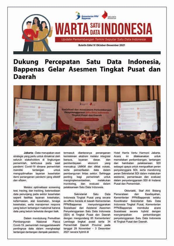 Buletin Satu Data Indonesia Edisi Oktober-Desember 2021