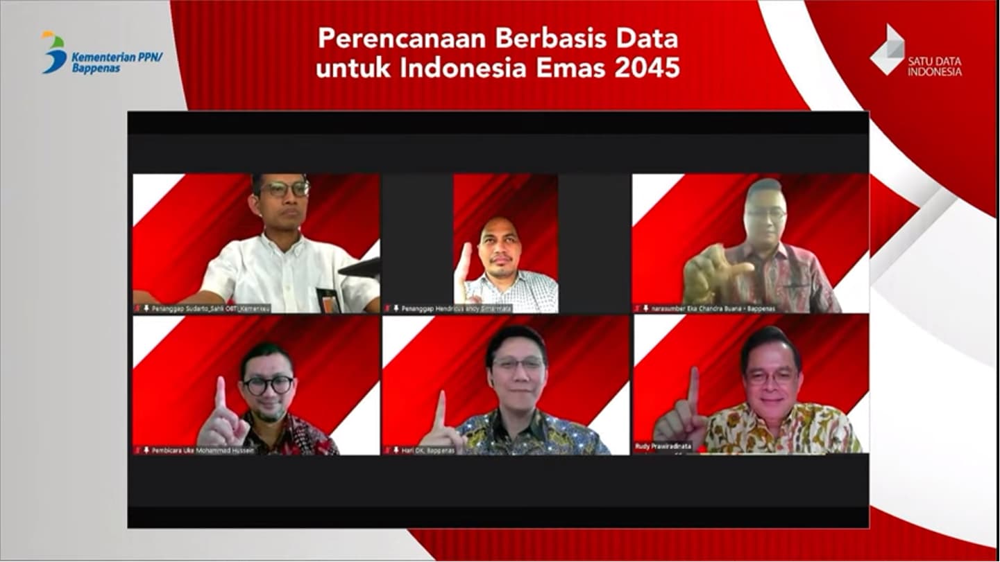 Press Release Webinar Satu Data Indonesia: Perencanaan Berbasis Data untuk Indonesia Emas 2045